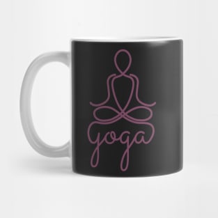 Namaste Yoga Symbol Peace in Mind Mug